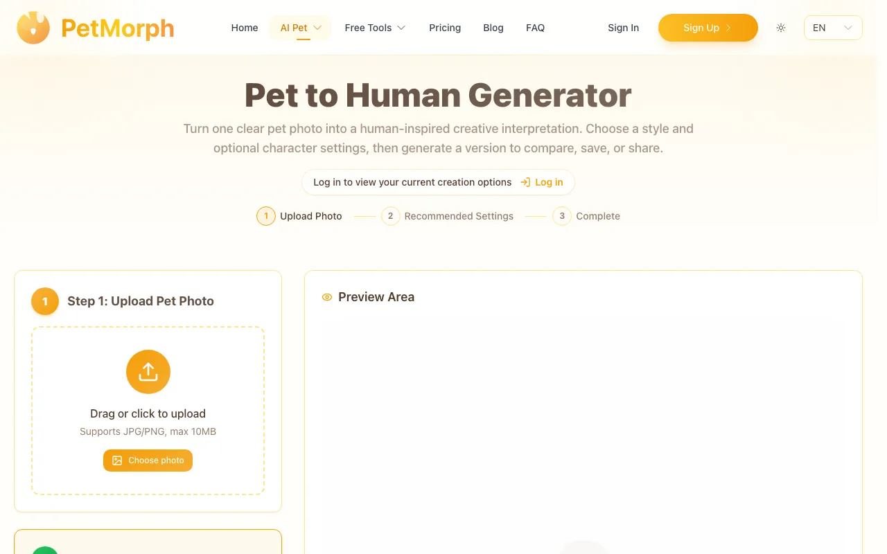 Screenshot for PetMorph Launches